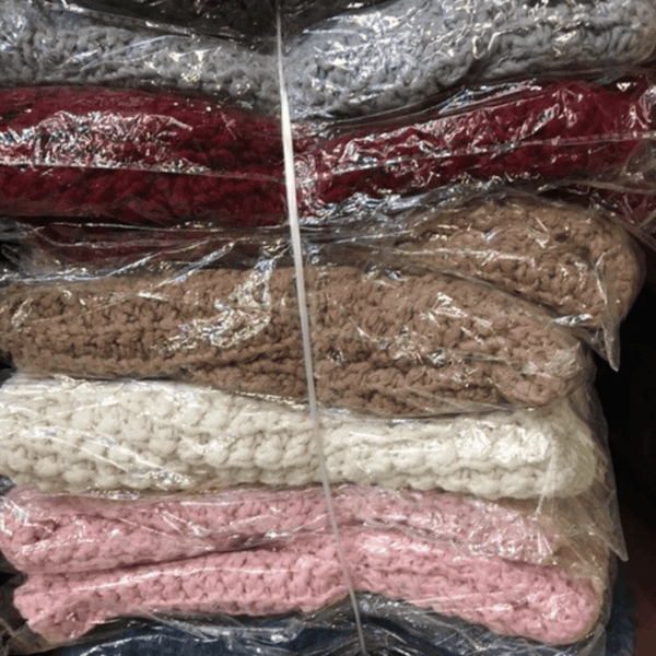 One Size Fits All Crop Sweater 6 Pack Assorted Colors  (Size: One Size Fits All)