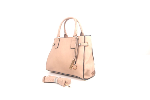 Tomiya Handbag Pink Leather