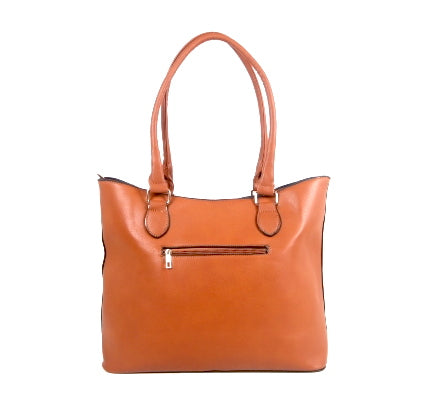 Tomiya Handbag Light Brown Leather
