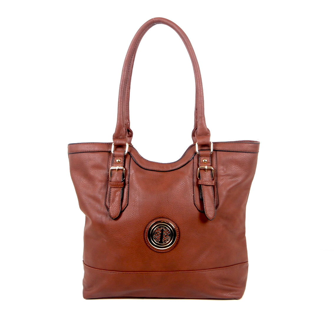 Tomiya Handbag Faux Leather Bag 6 Pack Assorted Colors
