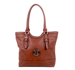 Tomiya Handbag Faux Leather Bag 6 Pack Assorted Colors