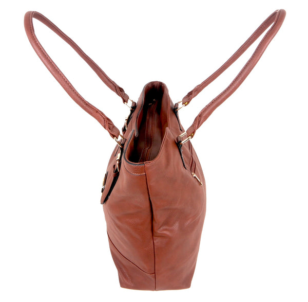 Tomiya Handbag Faux Leather Bag 6 Pack Assorted Colors