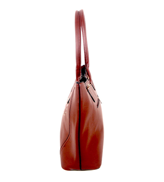 Tomiya Handbag Faux Leather 6 Pack Assorted Colors
