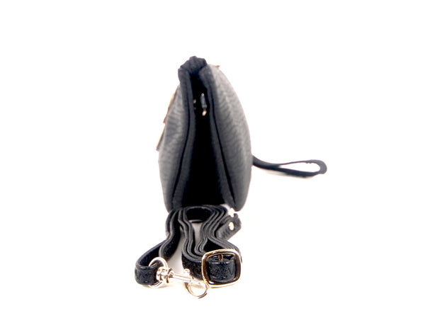 Tomiya Women's Crossbody Bag Leather Black
