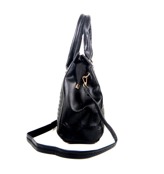 Tomiya Shoulder Handbag Black