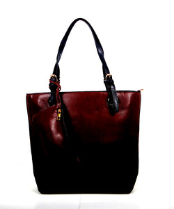 Tomiya Handbag Hickory Leather