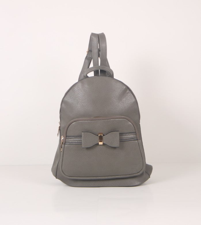Tomiya Ribbon Backpack Gray