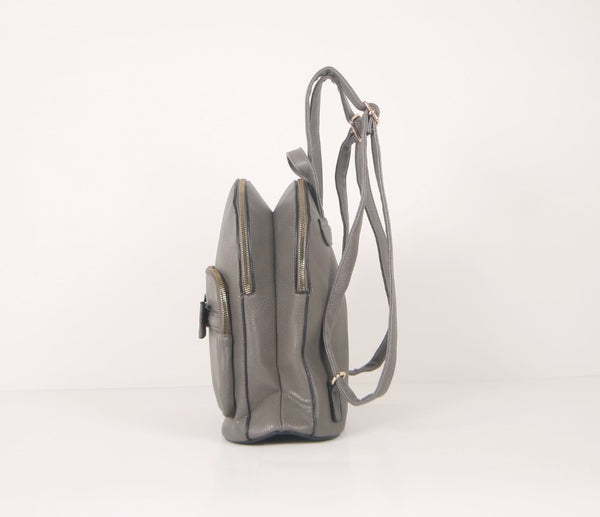 Tomiya Ribbon Backpack Gray