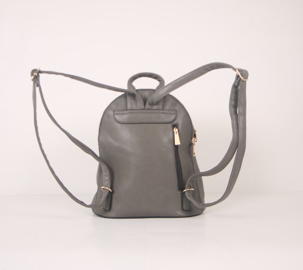 Tomiya Ribbon Backpack Gray