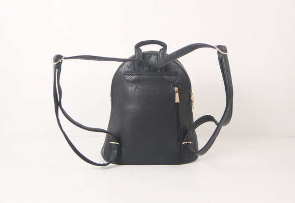 Tomiya Ribbon Backpack Black