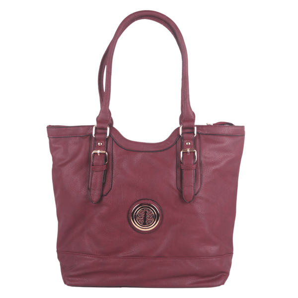 Tomiya Handbag Faux Leather Bag 6 Pack Assorted Colors
