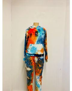 Tie Die Hoodie Set