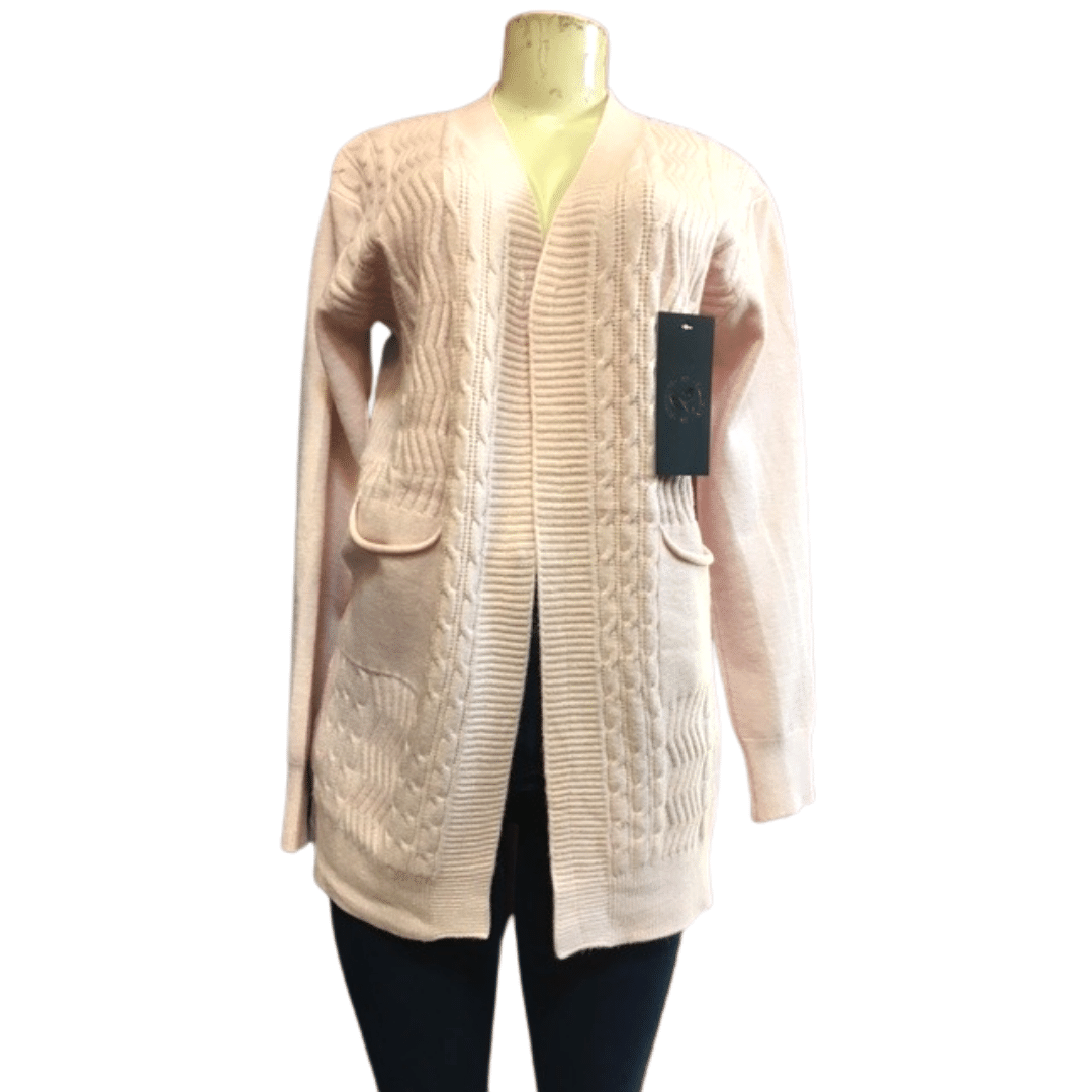 Long Open Cardigan With 2 Front Pockets 6 Pack  Assorted Colors (Size: S/M-L/XL,  3-3)
