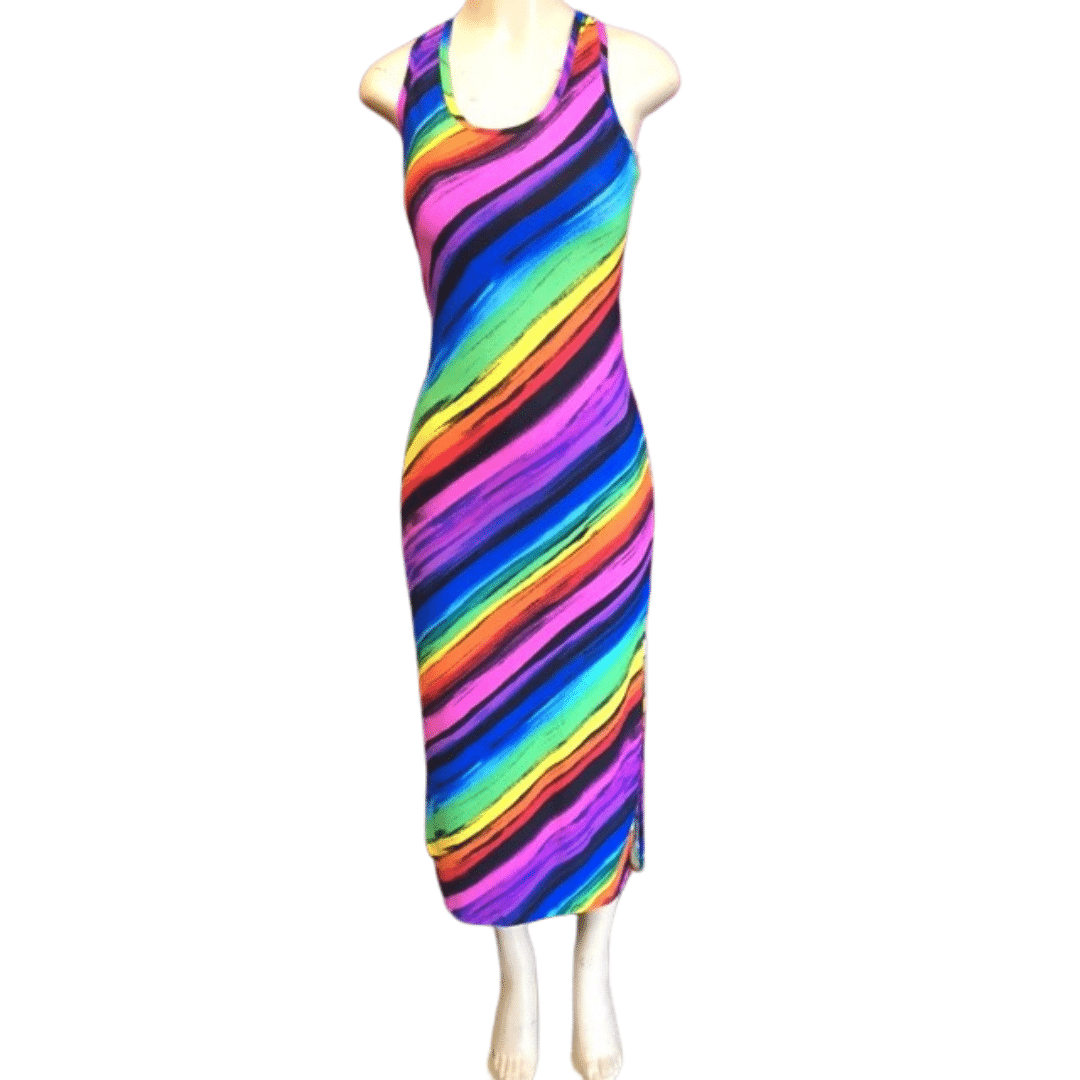 Long Form Fitting Summer Dress 6 Pack One Color (Size:  S-M-L-XL, 1-2-2-1)