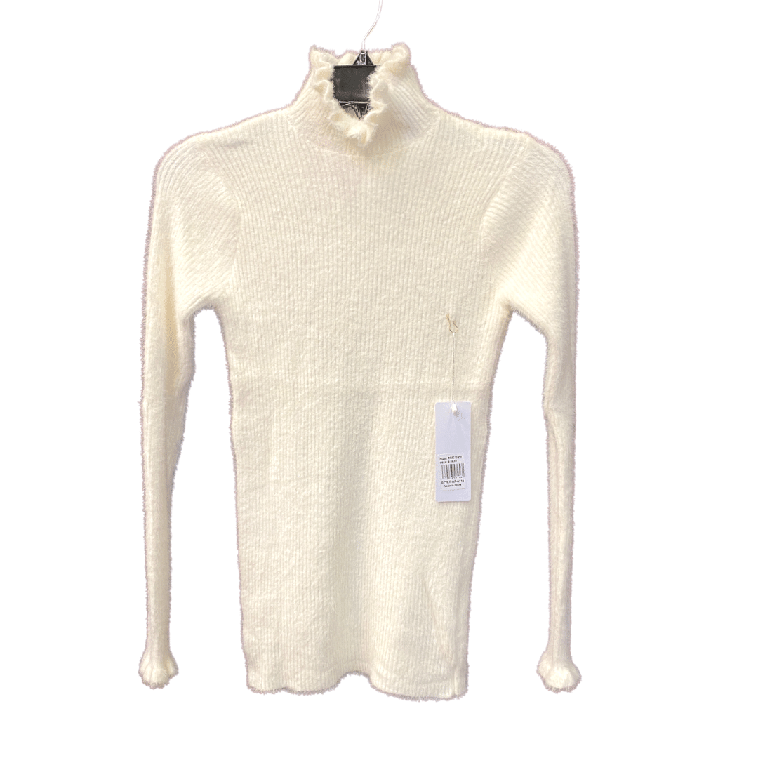 Ruffle Neck Super Soft Long Sleeve Sweater 6 Pack Assorted Colors (One Size Fits All)