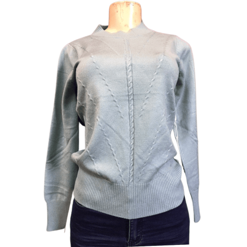 Mock Neck Super Soft Sweater 6 Pack Assorted Colors (Size: One Size Fits All)