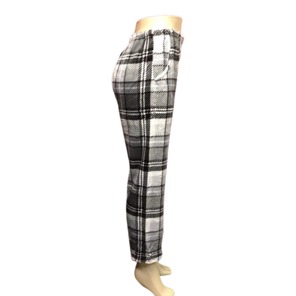 Plaid Lounge Pants With 2 Pockets 12 Pack Assorted Colors (Size: S/M-L/XL, 6-6)i