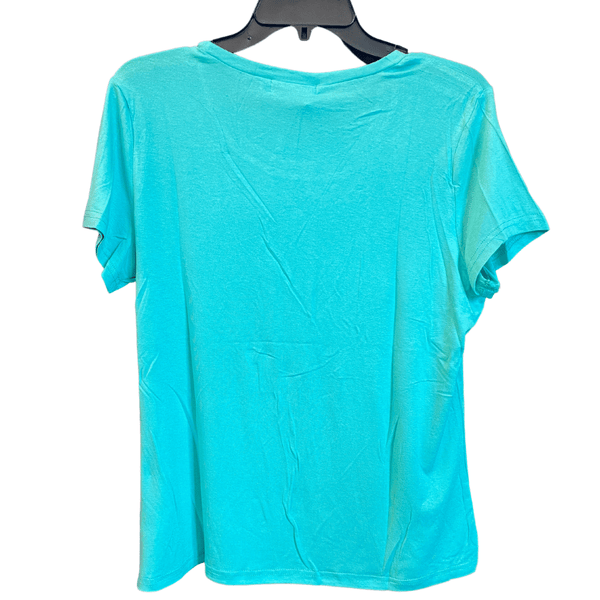 Embellished Tee Tops 6 Pack Assorted Colors One Print ( Size: S/M-L/XL, 3-3)