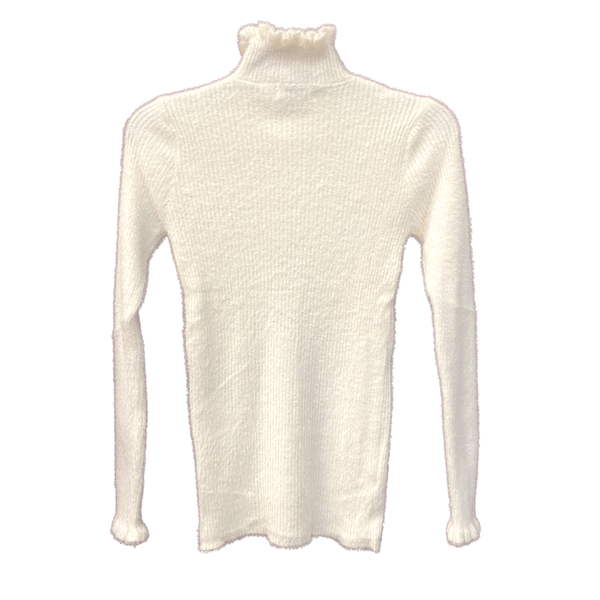 Ruffle Neck Super Soft Long Sleeve Sweater 6 Pack Assorted Colors (One Size Fits All)