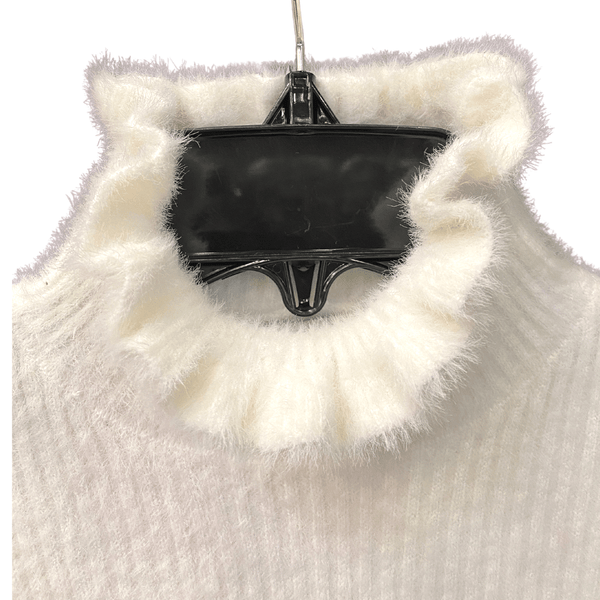Ruffle Neck Super Soft Long Sleeve Sweater 6 Pack Assorted Colors (One Size Fits All)