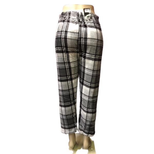 Plaid Lounge Pants With 2 Pockets 12 Pack Assorted Colors (Size: S/M-L/XL, 6-6)i