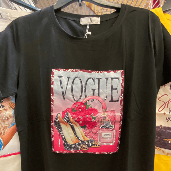 Graphic Top 12 Pack Per Print Assorted Color  (Size: S/M-L/XL, 6-6)