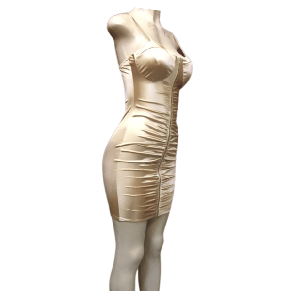 Zipper Front Holiday Party Dress 6 Pack Per Color (Size: S-M-L, 2-2-2)