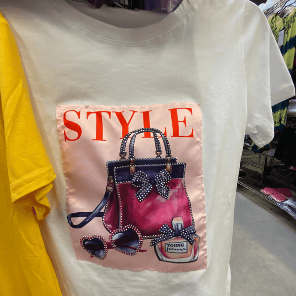 Graphic Top 12 Pack Per Print Assorted Color  (Size: S/M-L/XL, 6-6)