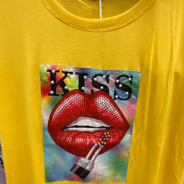 Graphic Top 12 Pack Per Print Assorted Color  (Size: S/M-L/XL, 6-6)
