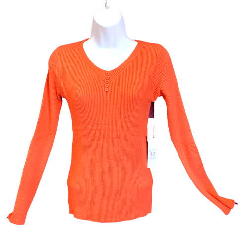 One Size Fits All Sweater Vneck Long Sleeve Top Blouses 12 Pack Assorted Color (One Size Fits All)