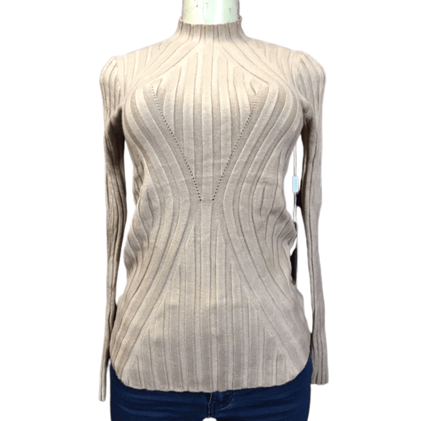 Form Fitting Mock Neck Sweater 6 Per pack Assorted Colors (Size: One Size Fits All)