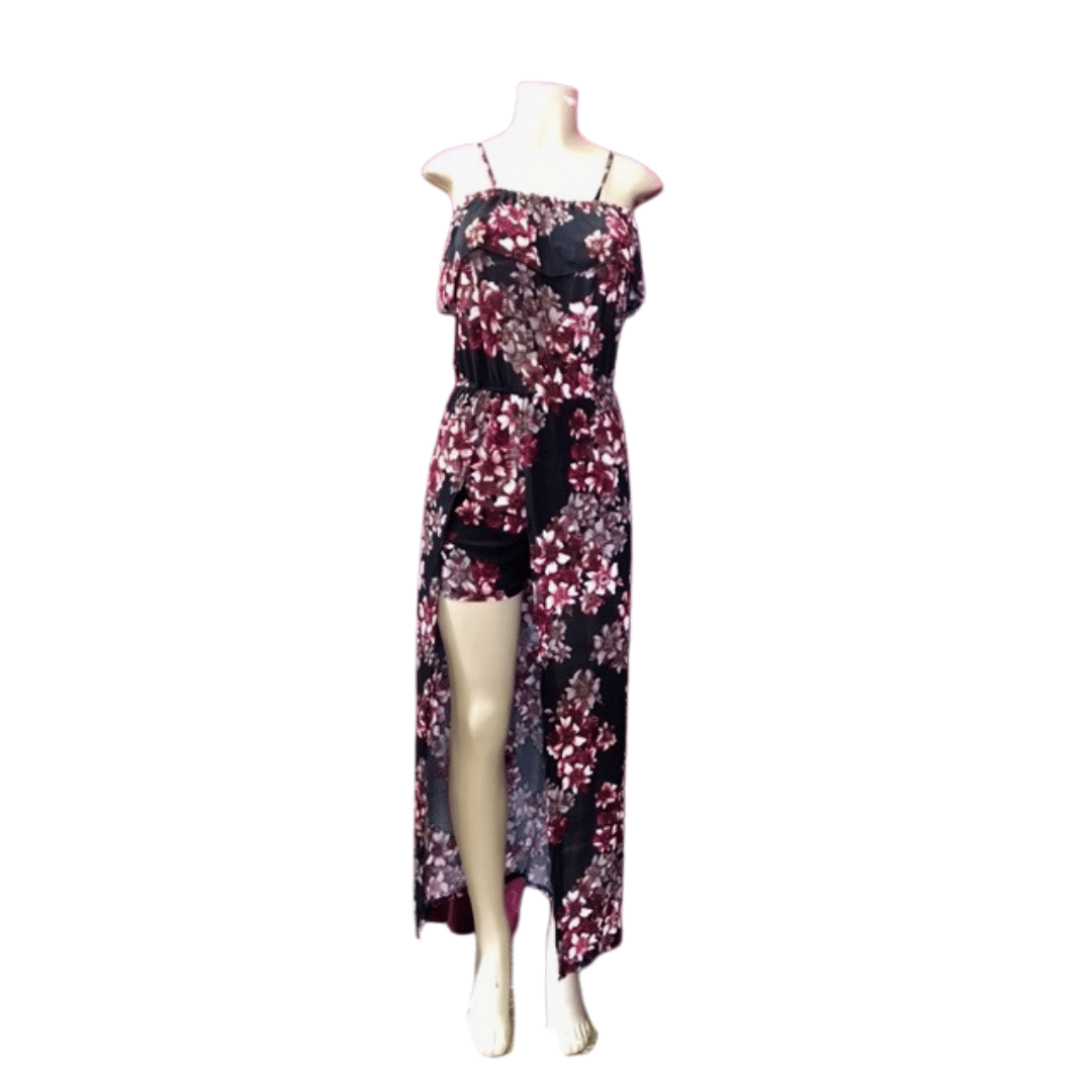 Floral Dress Short Inset 12 Pack Assorted Colors (Size: S-M-L-XL, 3-3-3-3)