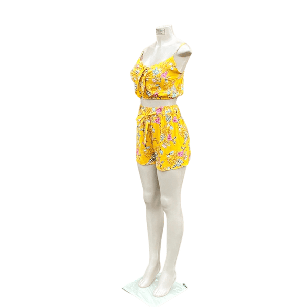 Two-Piece Short & Tank Set 12 Pack  (Size; S-M-L-XL, 3-3-3-3 ) Assorted Floral Prints