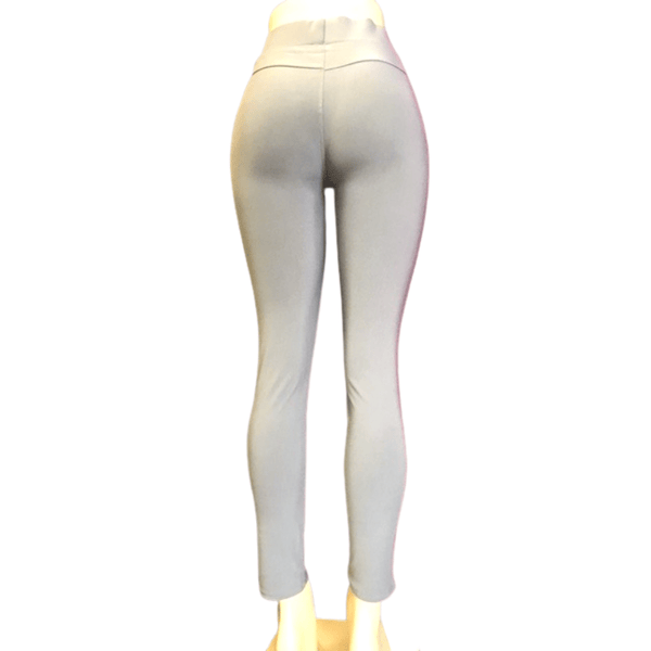 High Waist Two Pocket, Two Button Ornamentation Pant 6 Pack Assorted Colors and 6 Pack Only Black  (Size:  S/M-L/XL, 3-3 )
