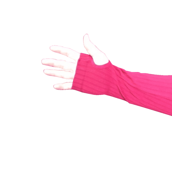 Long Sleeve With Finger Hole Ribbed Catsuit 6 Pack Assorted Colors  (Size: One Size Fits All)