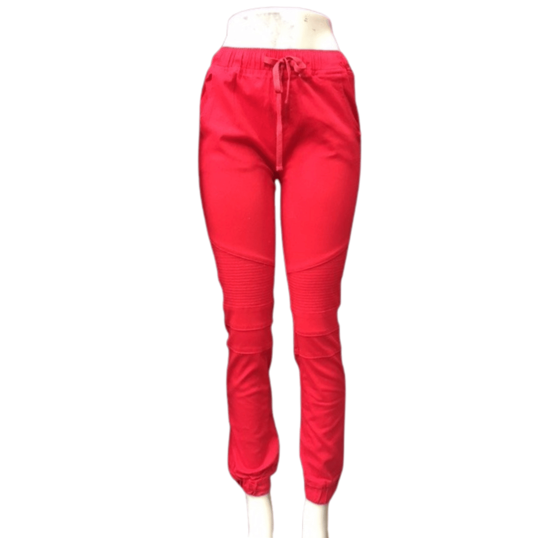 Draw String Elastic Waist Jogger Look Jean 12 Pack Per Color (Size:  S-M-L-XL-XXL, 3-3-3-2-1)