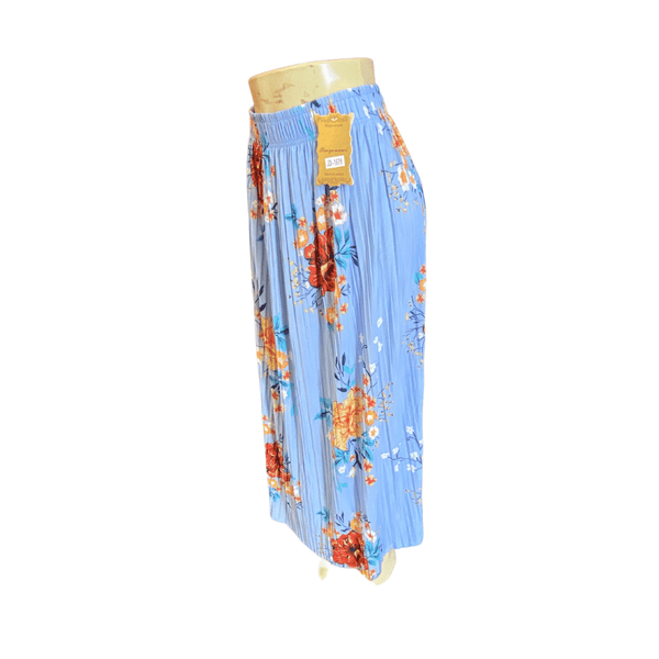 Floral Crinkle Skirt One Size Fits All 12 Pack Assorted Colors ( One Size Fits All)