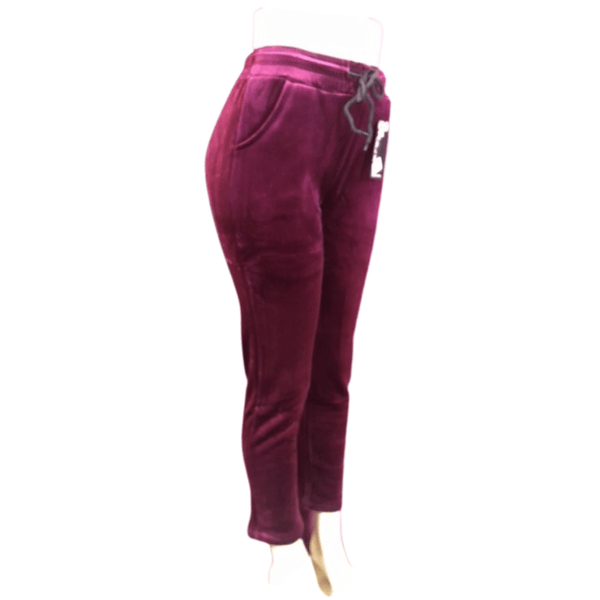 Fur Lined Velour Pant With 2 Front Pockets 6 Pack Assorted Colors (Size: S/M-L/XL, 3-3)