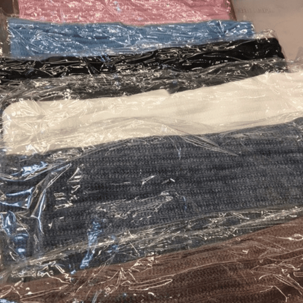 Open Front Ribbed 2 Pockets Cardigan 8 Pack Assorted Colors (Size: One Size Fits All)