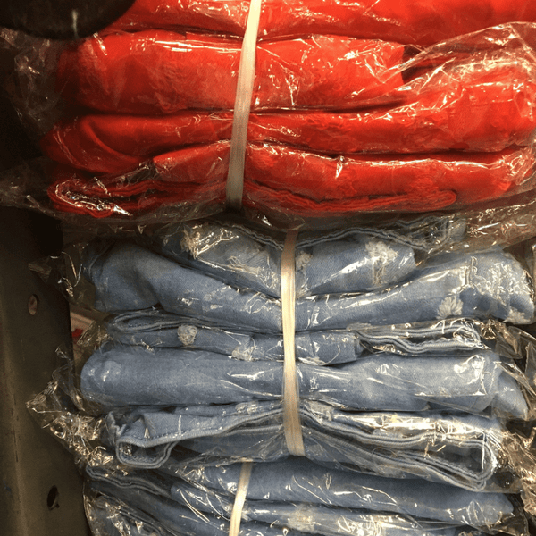 High Fashion Front and Back Distressed Jeans 5 Pack Per Color  (Size: S-M-L-XL-XXL, 1-1-1-1-1)
