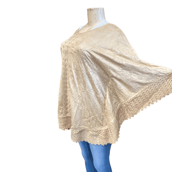 Ultra Suede Fashion Poncho One Color 4 Pack (Size: S-M-L-XL, 1-1-1-1)