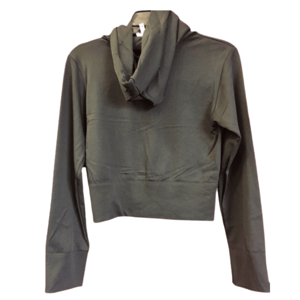 Fleece Lined Crop Hoody Top 6 Pack Per Colors (Size: S/M-M/L, 3-3)