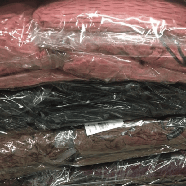 Long Pucker Cinched Side Form Fitting Dress 6 Pack Per Color (Size: 1X-2X-3X, 2-2-2 )