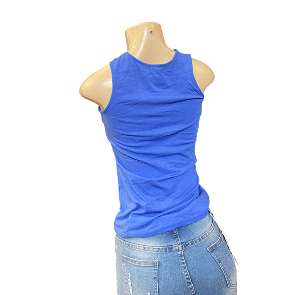Keyhole Tank 6 Pack Per Color (Size: S-M-L, 2-2-2)