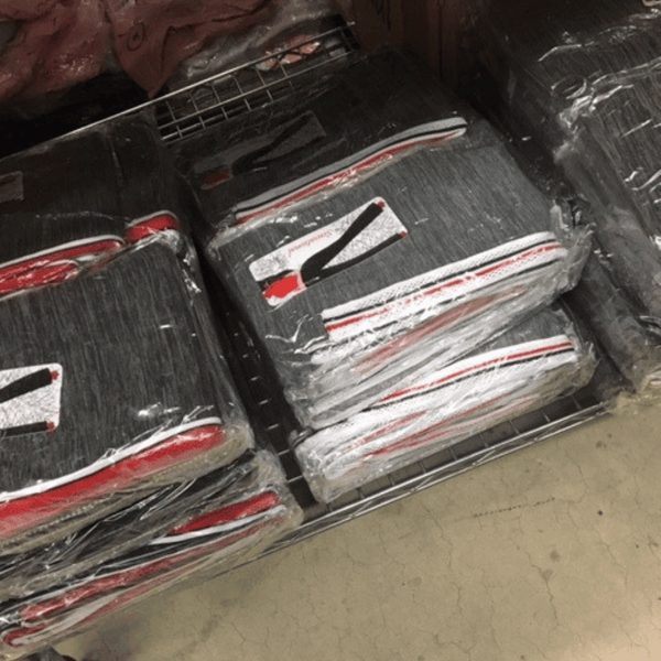 Fleece Lined Leggings With Red Side Stripe 6 Pack Per Color (Size:  S/M-L/XL, 3-3)