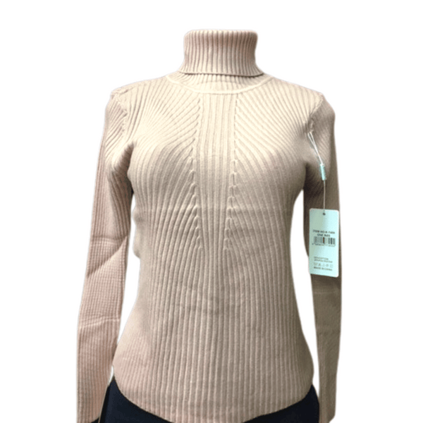 Ribbed Fashion Turtleneck 6 Pack Assorted Colors (Size: One Size Fits All)