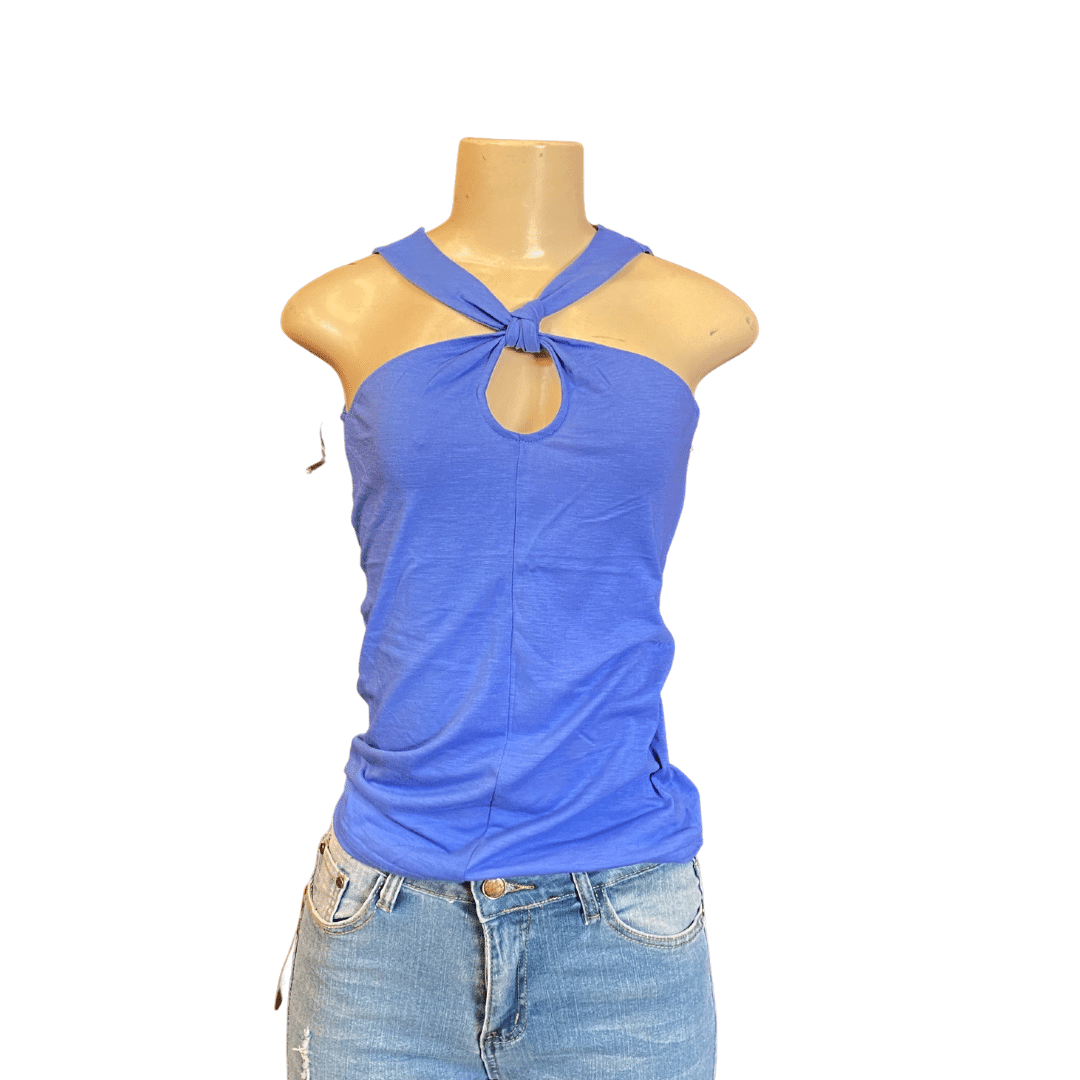 Keyhole Tank 6 Pack Per Color (Size: S-M-L, 2-2-2)