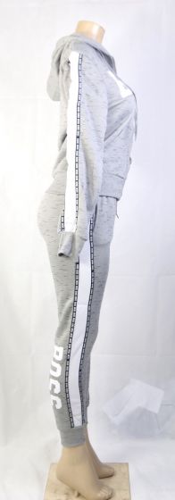 Women's Sweatshirt and Pants Set Warm Fleece with Hoodie Activewear