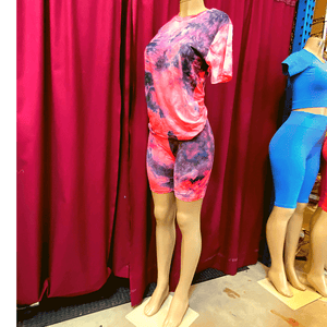 Tie-dye Bermuda Set 6 Pack (S/M-L/XL. 3-3) Assorted Colors