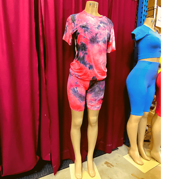 Tie-dye Bermuda Set 6 Pack (S/M-L/XL. 3-3) Assorted Colors